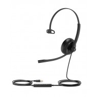 YEALINK UH34 SE Mono UC USB-C - проводная моно гарнитура с разъёмами USB Type-C и 3,5 мм