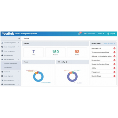 YEALINK Device Management Platform (YDMP) YEALINK Device Management Platform (YDMP)