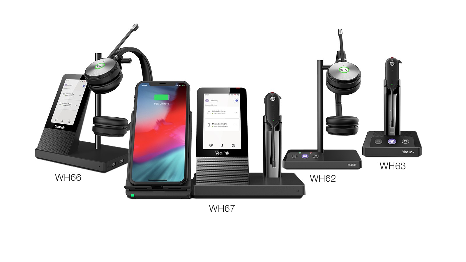 Yealink представляет новые беспроводные гарнитуры DECT серии WH6 × UC Workstation