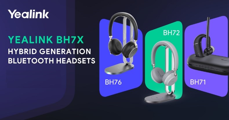 Yealink провела онлайн-демонстрацию Bluetooth-гарнитур серии BH7X
